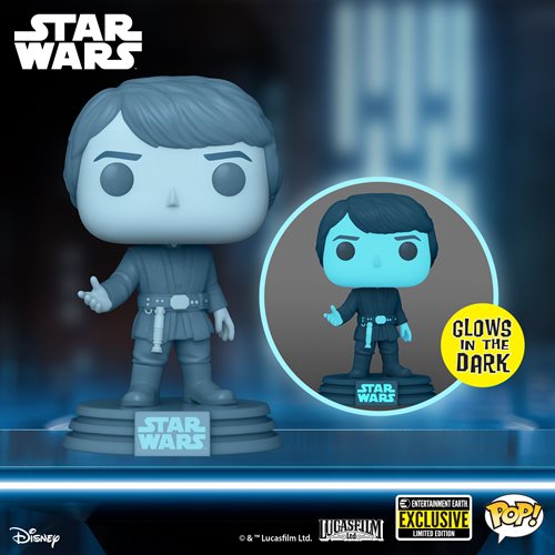 Star Wars: Return of the Jedi 40th Hologram Luke Glow-in-the-Dark Pop!