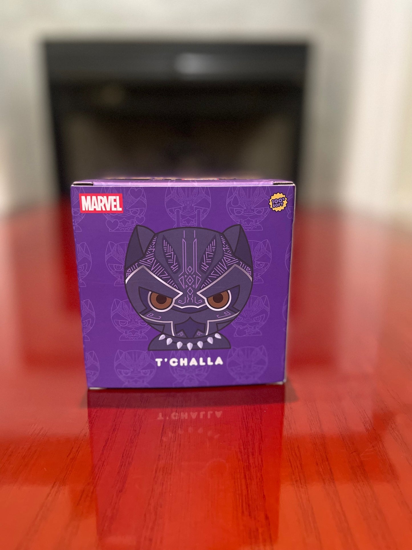 Marvel x 100% Soft / Black Panther Megamoji 4" Vinyl Bust