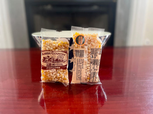 Amish Country Popcorn 4 oz bag Medium Yellow Kernels